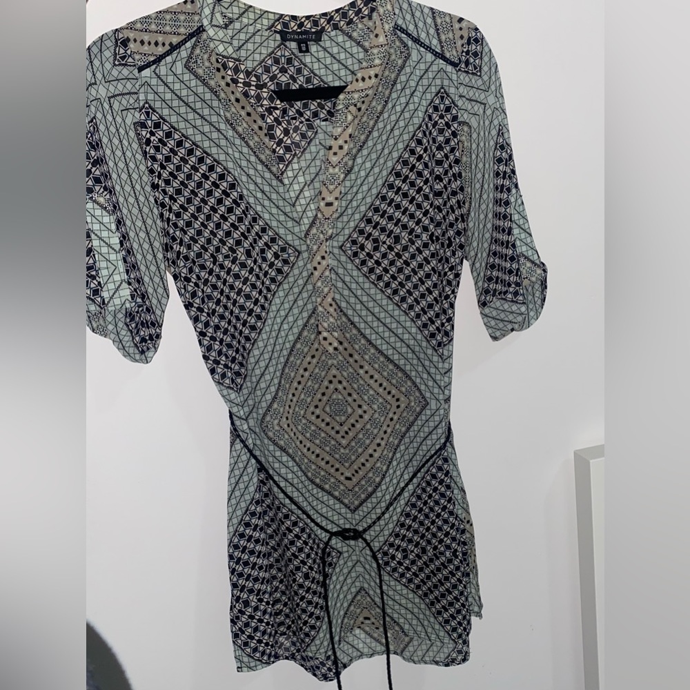 Dynamite tunic with belt